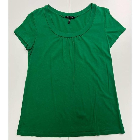 Daisy Fuentes Green Blouse - Short Sleeve - Size  M - Picture 1 of 3